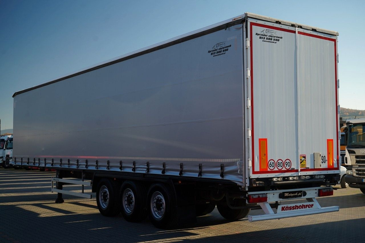 Kässbohrer FIRANKA / STANDARD / MOCNA PODŁOGA SZYNA-DESKA - Ponyvás félpótkocsi: 4 kép. Kässbohrer FIRANKA / STANDARD / MOCNA PODŁOGA SZYNA-DESKA - Ponyvás félpótkocsi: 4 kép.