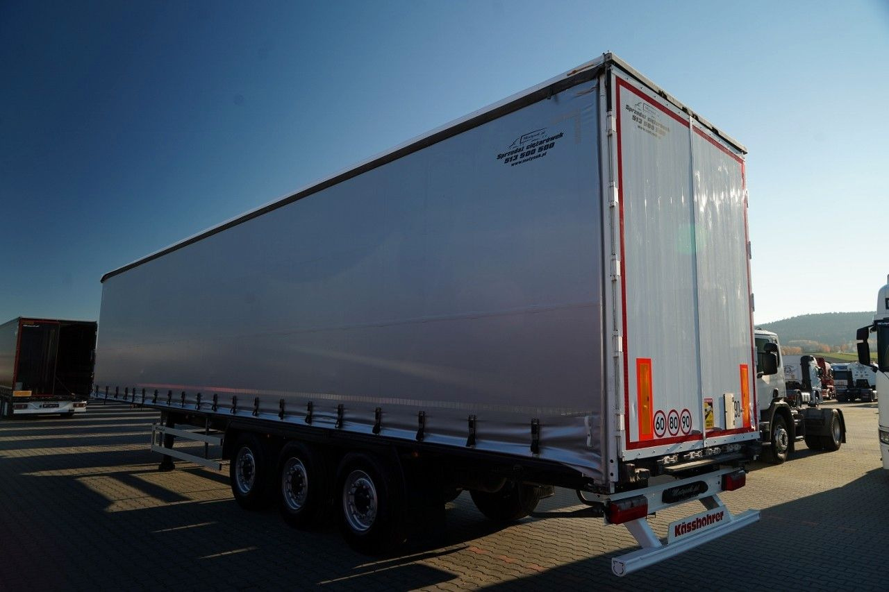 Kässbohrer FIRANKA / STANDARD / MOCNA PODŁOGA SZYNA-DESKA - Ponyvás félpótkocsi: 3 kép. Kässbohrer FIRANKA / STANDARD / MOCNA PODŁOGA SZYNA-DESKA - Ponyvás félpótkocsi: 3 kép.