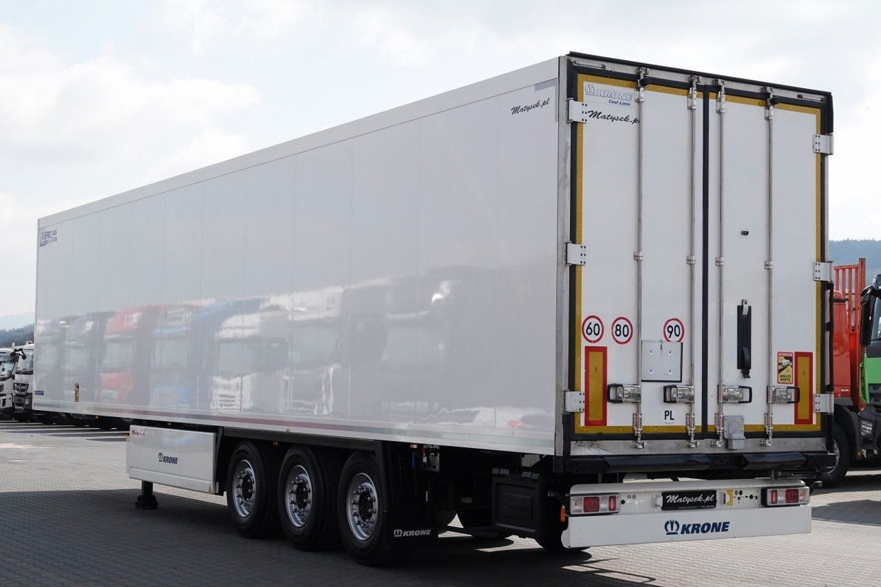 Krone CHŁODNIA / CARRIER VECTOR 1550 / DOPPELSTOCK / - Félpótkocsi hűtős: 3 kép. Krone CHŁODNIA / CARRIER VECTOR 1550 / DOPPELSTOCK / - Félpótkocsi hűtős: 3 kép.