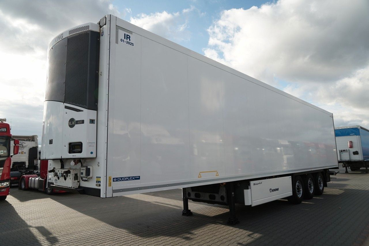 Krone CHŁODNIA / THERMO KING SLX 400 / DOPPELSTOCK / K - Félpótkocsi hűtős: 4 kép. Krone CHŁODNIA / THERMO KING SLX 400 / DOPPELSTOCK / K - Félpótkocsi hűtős: 4 kép.