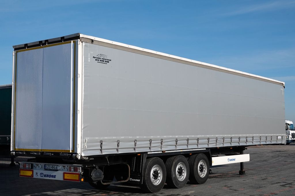 Krone FIRANKA / 2017 ROK / STANDARD / OŚ PODNISZONA Krone FIRANKA / 2017 ROK / STANDARD / OŚ PODNISZONA - Ponyvás félpótkocsi: 3 kép. Krone FIRANKA / 2017 ROK / STANDARD / OŚ PODNISZONA Krone FIRANKA / 2017 ROK / STANDARD / OŚ PODNISZONA - Ponyvás félpótkocsi: 3 kép.