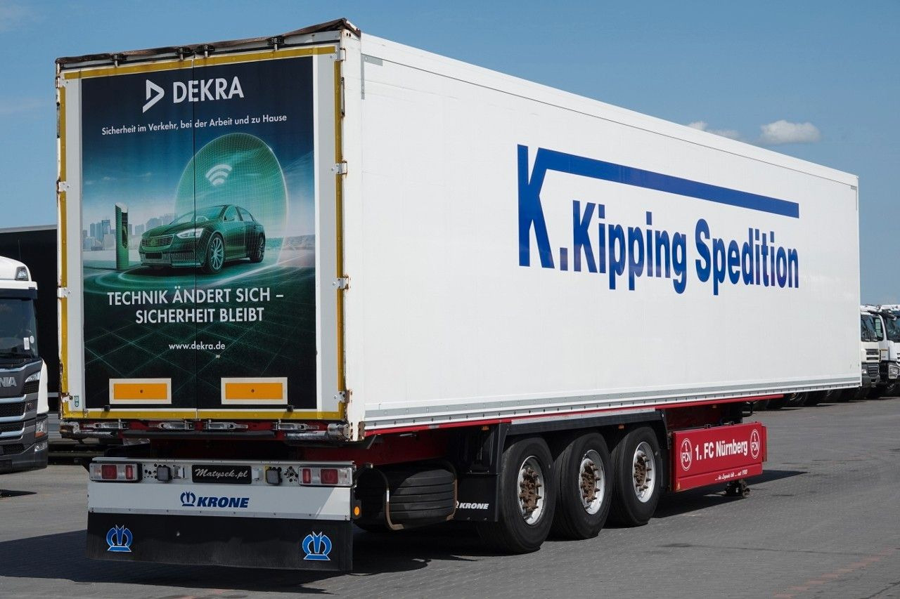 Krone KONTENER / KOFFER / DOPPELSTOCK / PALECIARA / OŚ - Félpótkocsi hűtős: 4 kép. Krone KONTENER / KOFFER / DOPPELSTOCK / PALECIARA / OŚ - Félpótkocsi hűtős: 4 kép.