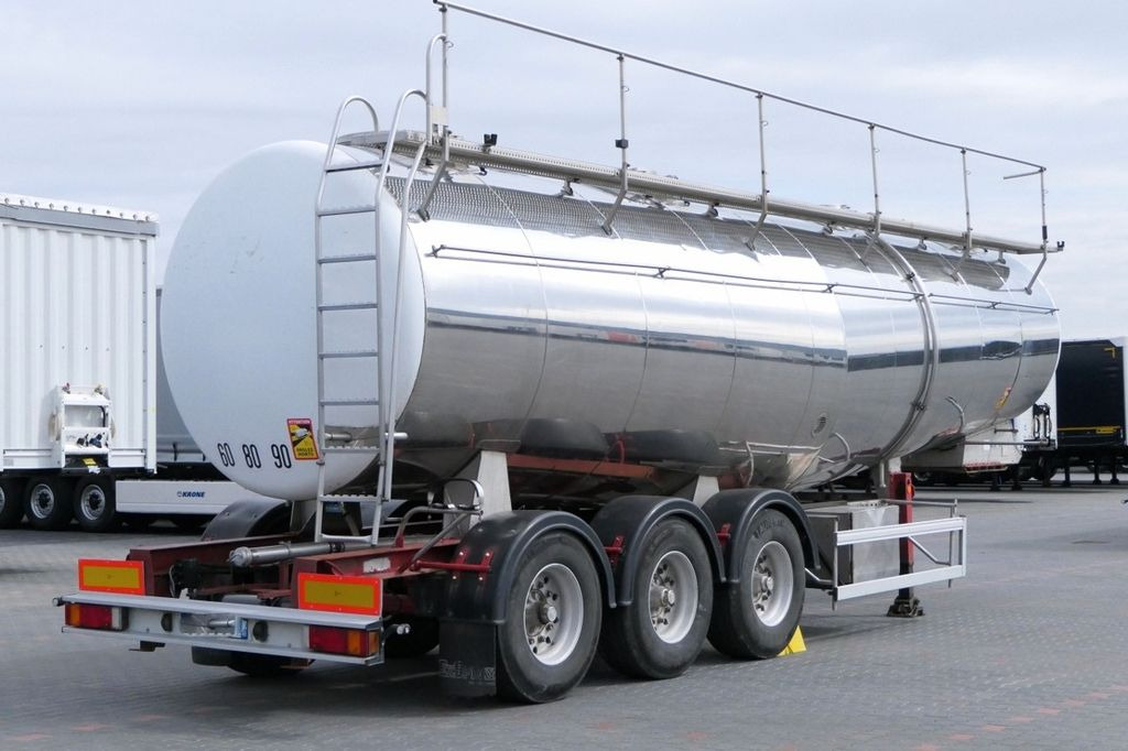 Tartályos félpótkocsi Menci ETA / FOOD LIQUID TANK TRAILER/32000 L/ 4 CHAMBE: 6 kép.