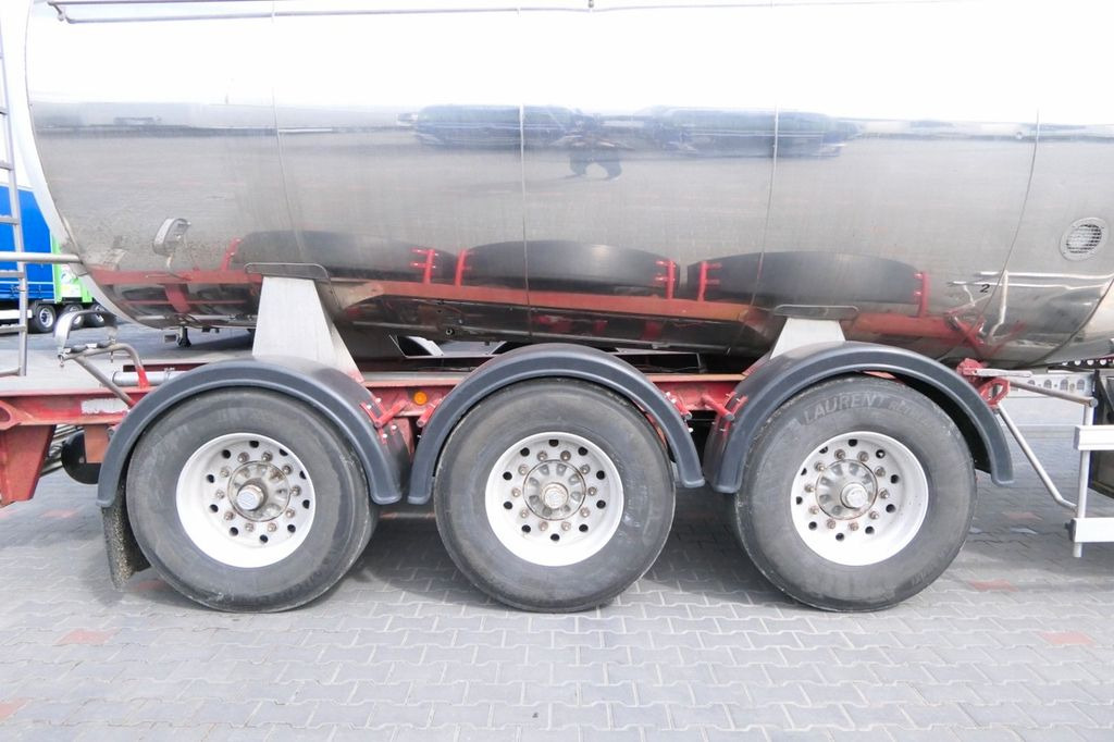 Tartályos félpótkocsi Menci ETA / FOOD LIQUID TANK TRAILER/32000 L/ 4 CHAMBE: 11 kép.