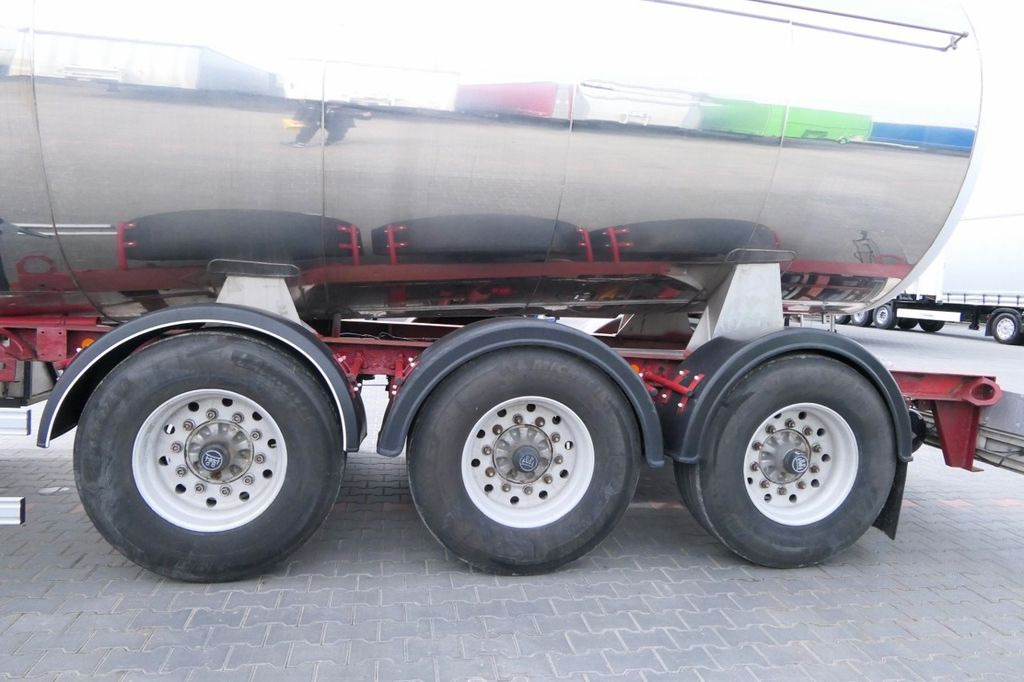 Tartályos félpótkocsi Menci ETA / FOOD LIQUID TANK TRAILER/32000 L/ 4 CHAMBE: 14 kép.