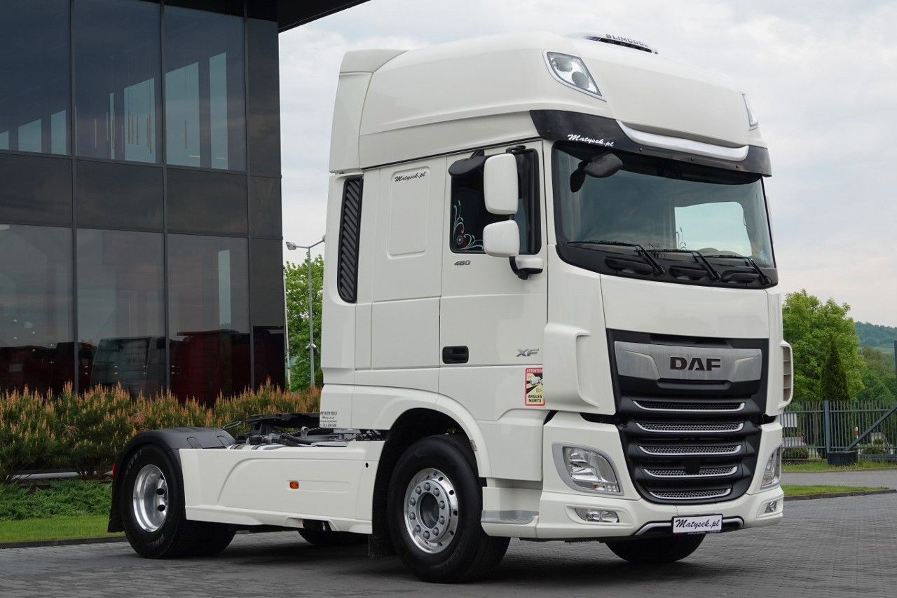 DAF XF 480 / HYDRAULIKA / SSC / I-PARK COOL / ALUFE - Nyergesvontató: 2 kép. DAF XF 480 / HYDRAULIKA / SSC / I-PARK COOL / ALUFE - Nyergesvontató: 2 kép.