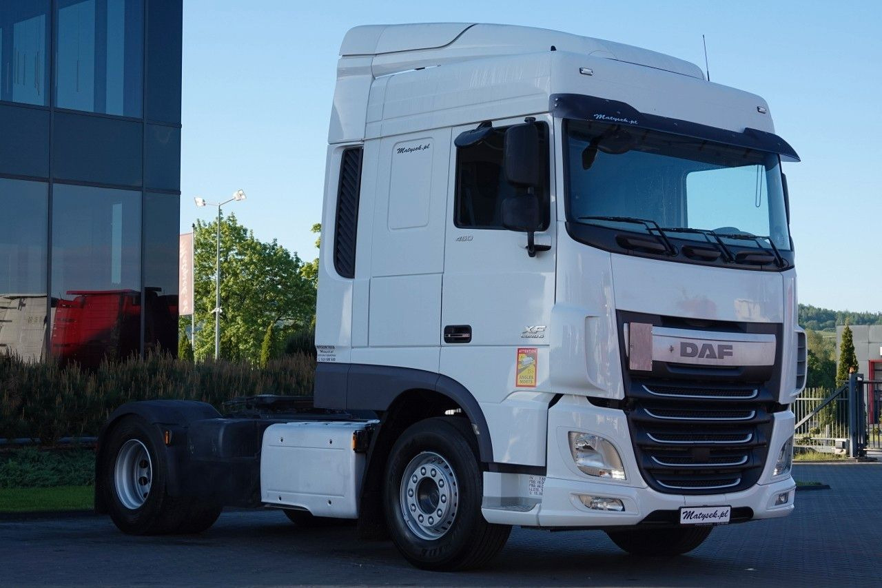 DAF XF 480 / I - PARK COOL / OPONY 100% / PO KONTRA - Nyergesvontató: 2 kép. DAF XF 480 / I - PARK COOL / OPONY 100% / PO KONTRA - Nyergesvontató: 2 kép.