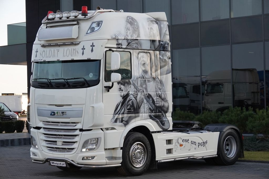 DAF XF 510 / RETARDER / BOGATA WERSJA / DUŻE NAVI / - Nyergesvontató: 2 kép. DAF XF 510 / RETARDER / BOGATA WERSJA / DUŻE NAVI / - Nyergesvontató: 2 kép.
