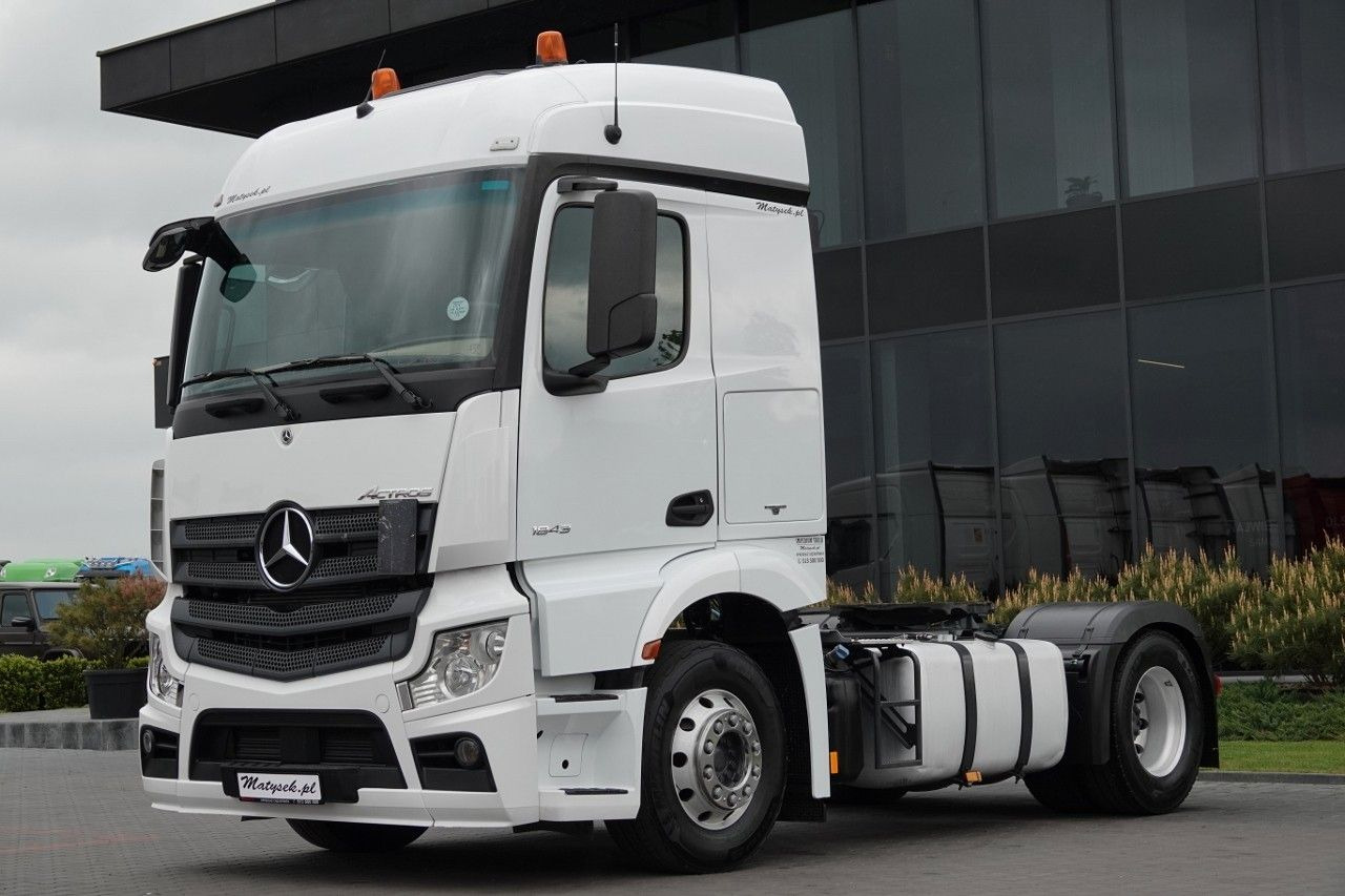 Mercedes-Benz ACTROS 1843 / RETARDER / ALUFELGI / EURO 6 / SPR - Nyergesvontató: 1 kép. Mercedes-Benz ACTROS 1843 / RETARDER / ALUFELGI / EURO 6 / SPR - Nyergesvontató: 1 kép.