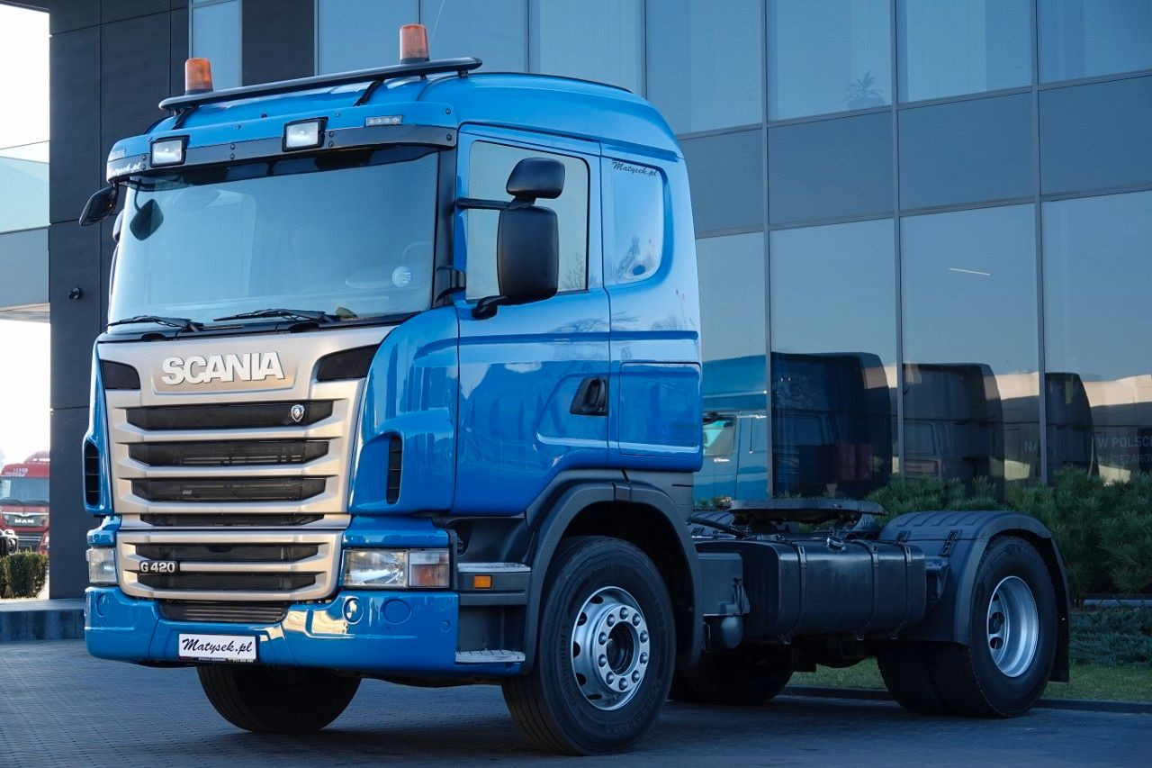 Scania G 420 / RETARDER / HYDRAULIKA / NISKA KABINA / Scania G 420 / RETARDER / HYDRAULIKA / NISKA KABINA / E - Nyergesvontató: 2 kép. Scania G 420 / RETARDER / HYDRAULIKA / NISKA KABINA / Scania G 420 / RETARDER / HYDRAULIKA / NISKA KABINA / E - Nyergesvontató: 2 kép.