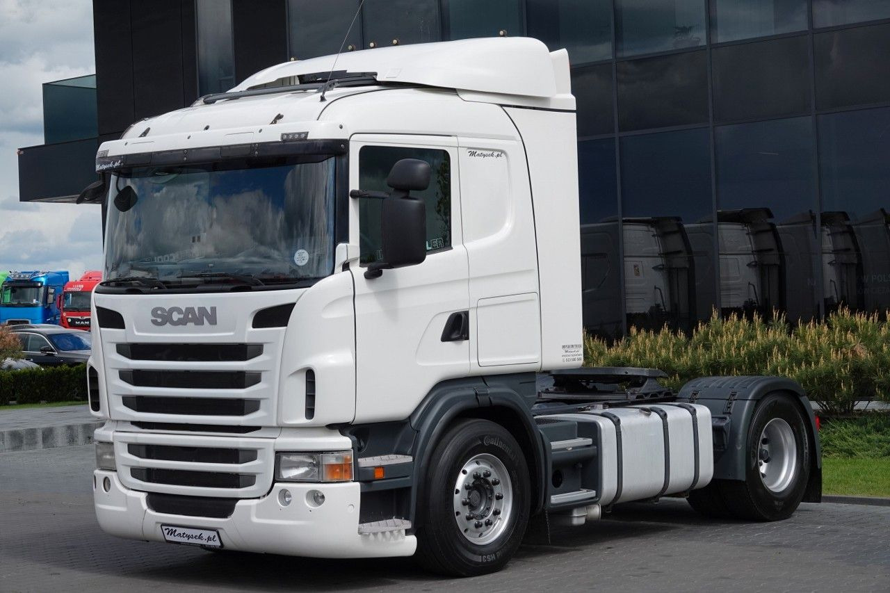 Scania G 440 / RETARDER / ALUFELGI / SPROWADZONA - Nyergesvontató: 1 kép. Scania G 440 / RETARDER / ALUFELGI / SPROWADZONA - Nyergesvontató: 1 kép.