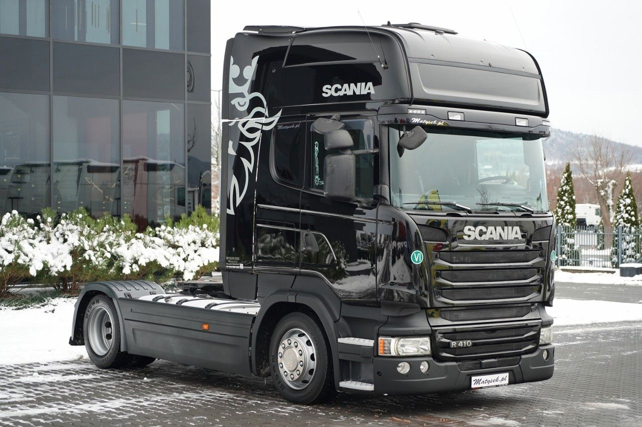 Scania R 410 / MEGA / RETARDER / I-PARK COOL / BEZ EGR - Nyergesvontató: 2 kép. Scania R 410 / MEGA / RETARDER / I-PARK COOL / BEZ EGR - Nyergesvontató: 2 kép.