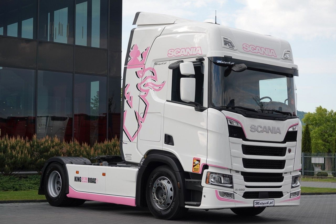 Scania R 450 / HYDRAULIKA / RETARDER / FULL AIRMATIC / - Nyergesvontató: 2 kép. Scania R 450 / HYDRAULIKA / RETARDER / FULL AIRMATIC / - Nyergesvontató: 2 kép.