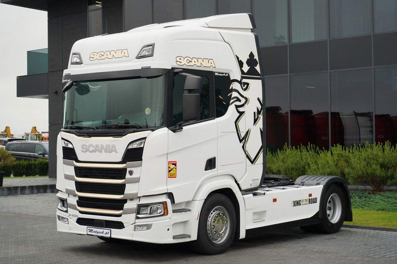 Scania R 450 / I-PARK COOL / RETARDER / PO KONTRAKCIE S - Nyergesvontató: 1 kép. Scania R 450 / I-PARK COOL / RETARDER / PO KONTRAKCIE S - Nyergesvontató: 1 kép.