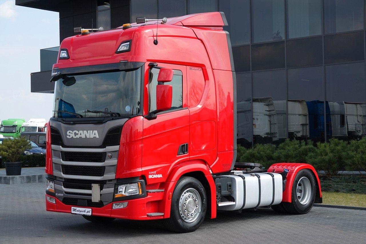 Scania R 450 / OPONY 100% / 2021 / PO ZŁOTYM KONTRAKCIE - Nyergesvontató: 2 kép. Scania R 450 / OPONY 100% / 2021 / PO ZŁOTYM KONTRAKCIE - Nyergesvontató: 2 kép.