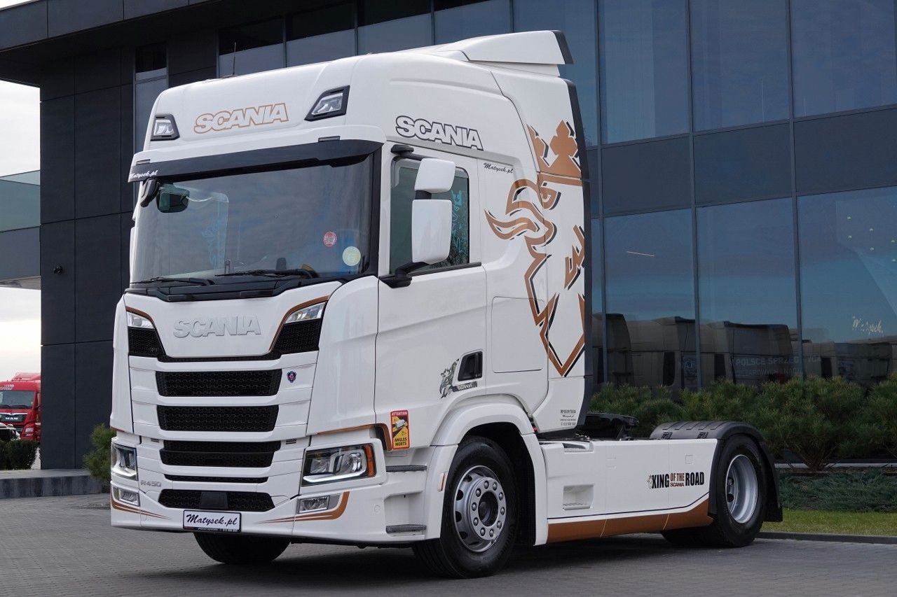 Scania R 450 / RETARDER / HYDRAULIKA / FULL AIRMATIC - Nyergesvontató: 1 kép. Scania R 450 / RETARDER / HYDRAULIKA / FULL AIRMATIC - Nyergesvontató: 1 kép.