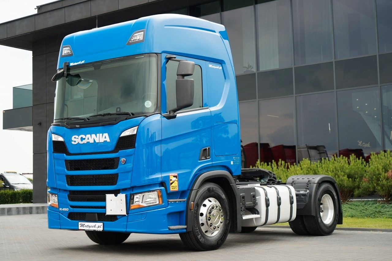 Scania R 450 / RETARDER / PEŁNY ADR / I-PARK COOL / 202 - Nyergesvontató: 1 kép. Scania R 450 / RETARDER / PEŁNY ADR / I-PARK COOL / 202 - Nyergesvontató: 1 kép.