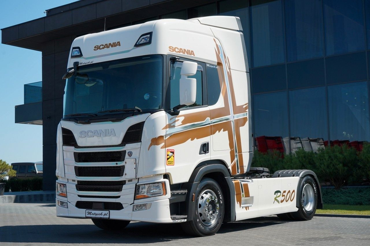 Scania R 500 / RETARDER / I-PARK COOL / SPROWADZONA / P - Nyergesvontató: 3 kép. Scania R 500 / RETARDER / I-PARK COOL / SPROWADZONA / P - Nyergesvontató: 3 kép.