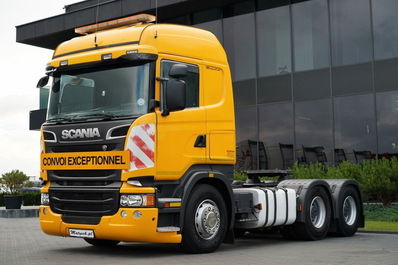Scania R 520 / V8 / 6x4 / DMC: 110 TON / I-PARK COOL / - Nyergesvontató: 3 kép. Scania R 520 / V8 / 6x4 / DMC: 110 TON / I-PARK COOL / - Nyergesvontató: 3 kép.