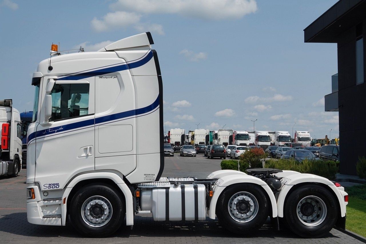 Scania S 500 / 6x2 / PUSHER / RETARDER / I-PARK COOL / - Nyergesvontató: 3 kép. Scania S 500 / 6x2 / PUSHER / RETARDER / I-PARK COOL / - Nyergesvontató: 3 kép.