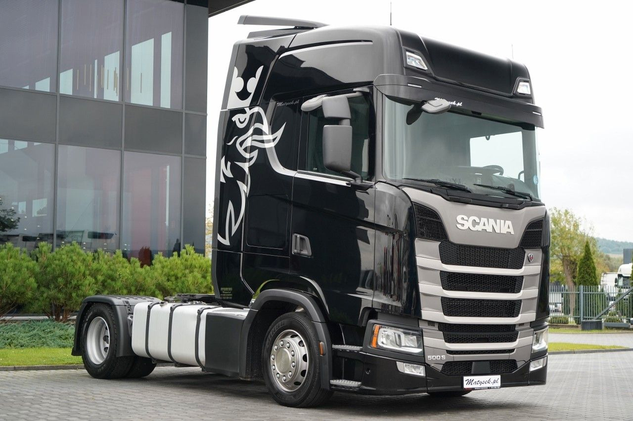 Scania S 500 / MEGA / RETARDER / LOW DECK / I-PARK COOL - Nyergesvontató: 1 kép. Scania S 500 / MEGA / RETARDER / LOW DECK / I-PARK COOL - Nyergesvontató: 1 kép.