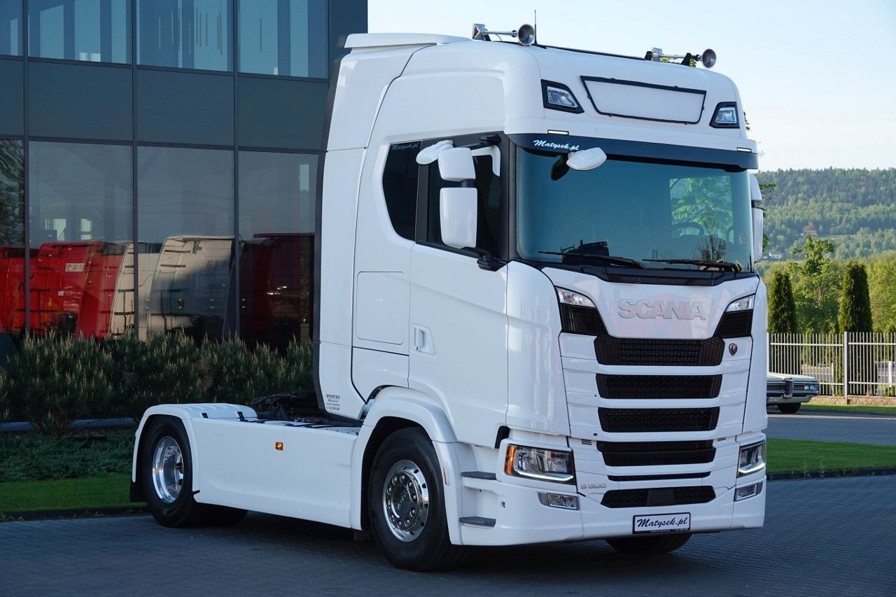 Scania S 500 / RETARDER / FULL AIRMATIC / I-PARK COOL - Nyergesvontató: 1 kép. Scania S 500 / RETARDER / FULL AIRMATIC / I-PARK COOL - Nyergesvontató: 1 kép.