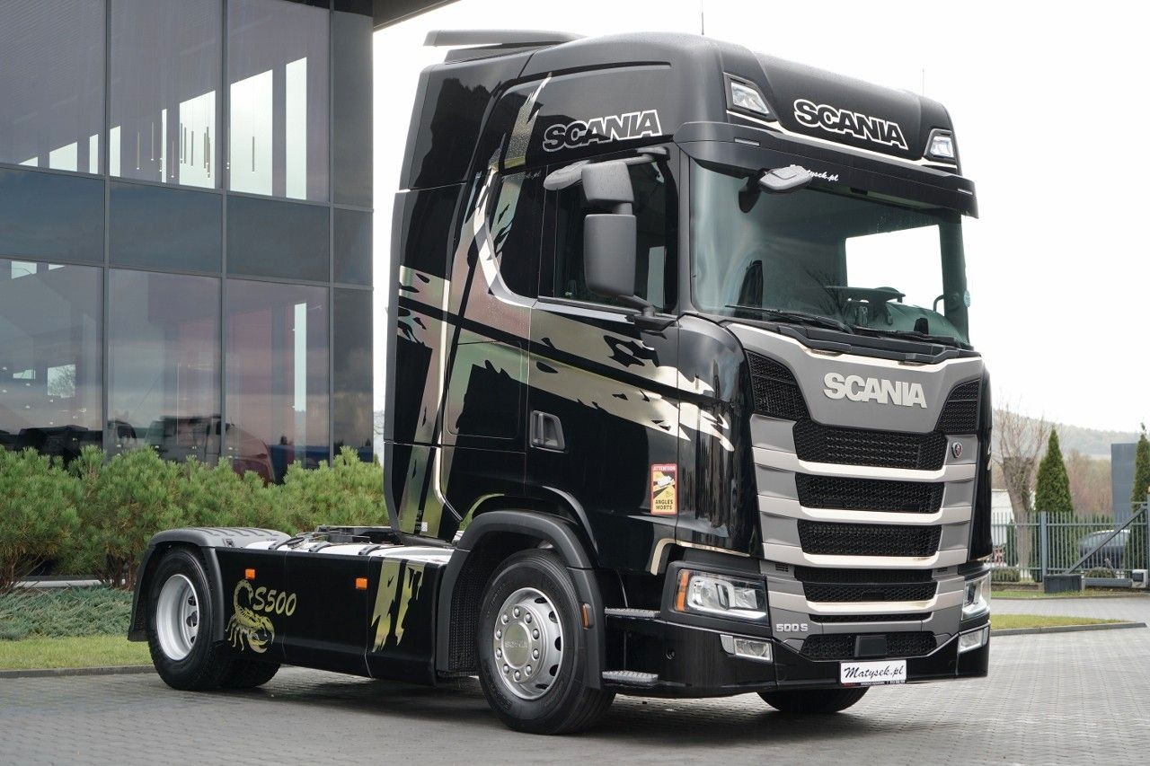 Scania S 500 / RETARDER / I-PARK COOL / FULL AIRMATIC - Nyergesvontató: 4 kép. Scania S 500 / RETARDER / I-PARK COOL / FULL AIRMATIC - Nyergesvontató: 4 kép.