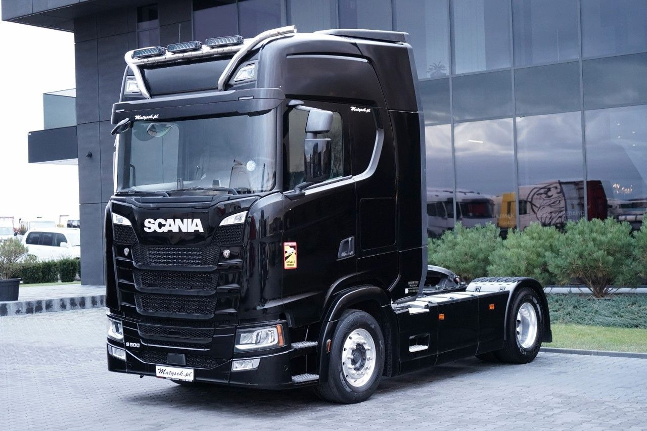 Scania S 500 / RETARDER / I-PARK COOL  / FULL AIRMATIC - Nyergesvontató: 2 kép. Scania S 500 / RETARDER / I-PARK COOL  / FULL AIRMATIC - Nyergesvontató: 2 kép.