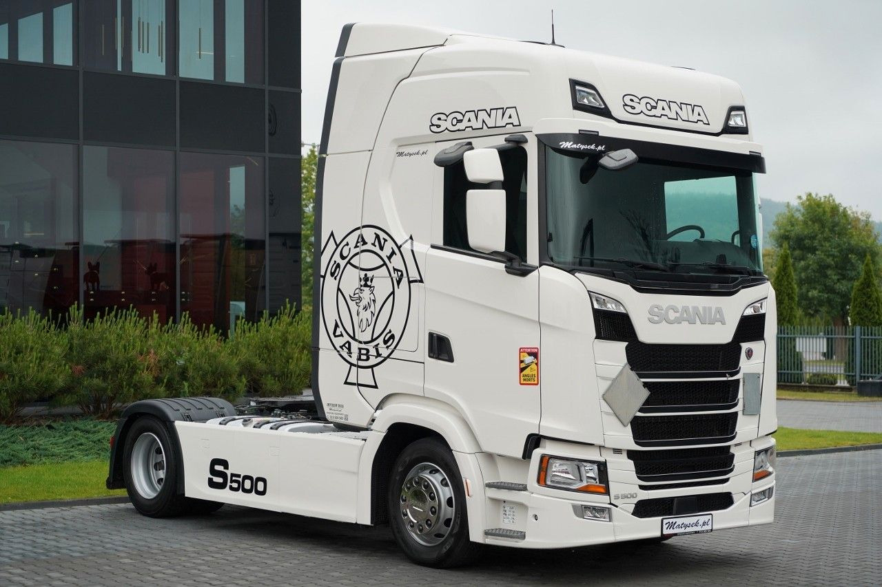 Scania S 500 / RETARDER / I-PARK COOL / OPONY 100% / PO - Nyergesvontató: 2 kép. Scania S 500 / RETARDER / I-PARK COOL / OPONY 100% / PO - Nyergesvontató: 2 kép.