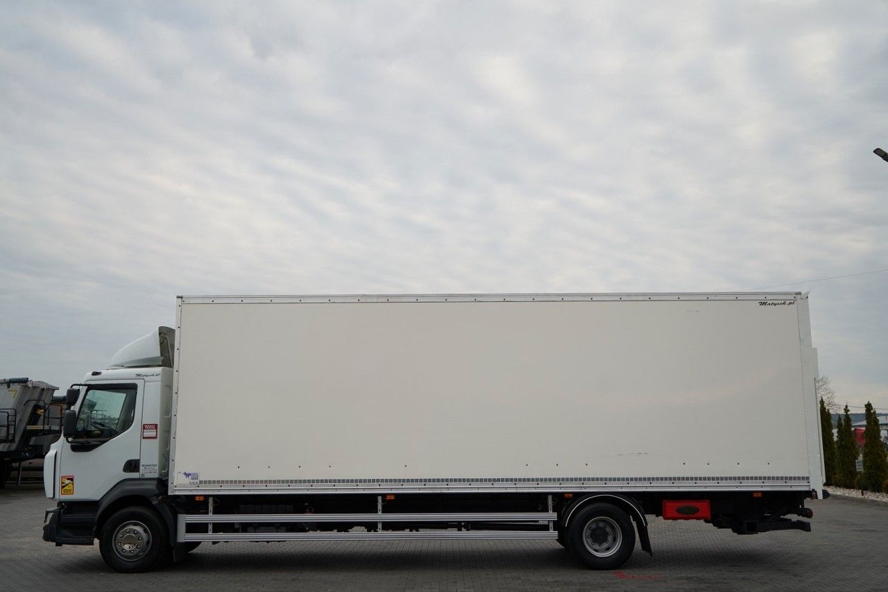 Renault D 210 / 4x2 / KONTENER / 8,6 M / MOCNA PODŁOGA - Dobozos felépítményű teherautó: 5 kép. Renault D 210 / 4x2 / KONTENER / 8,6 M / MOCNA PODŁOGA - Dobozos felépítményű teherautó: 5 kép.
