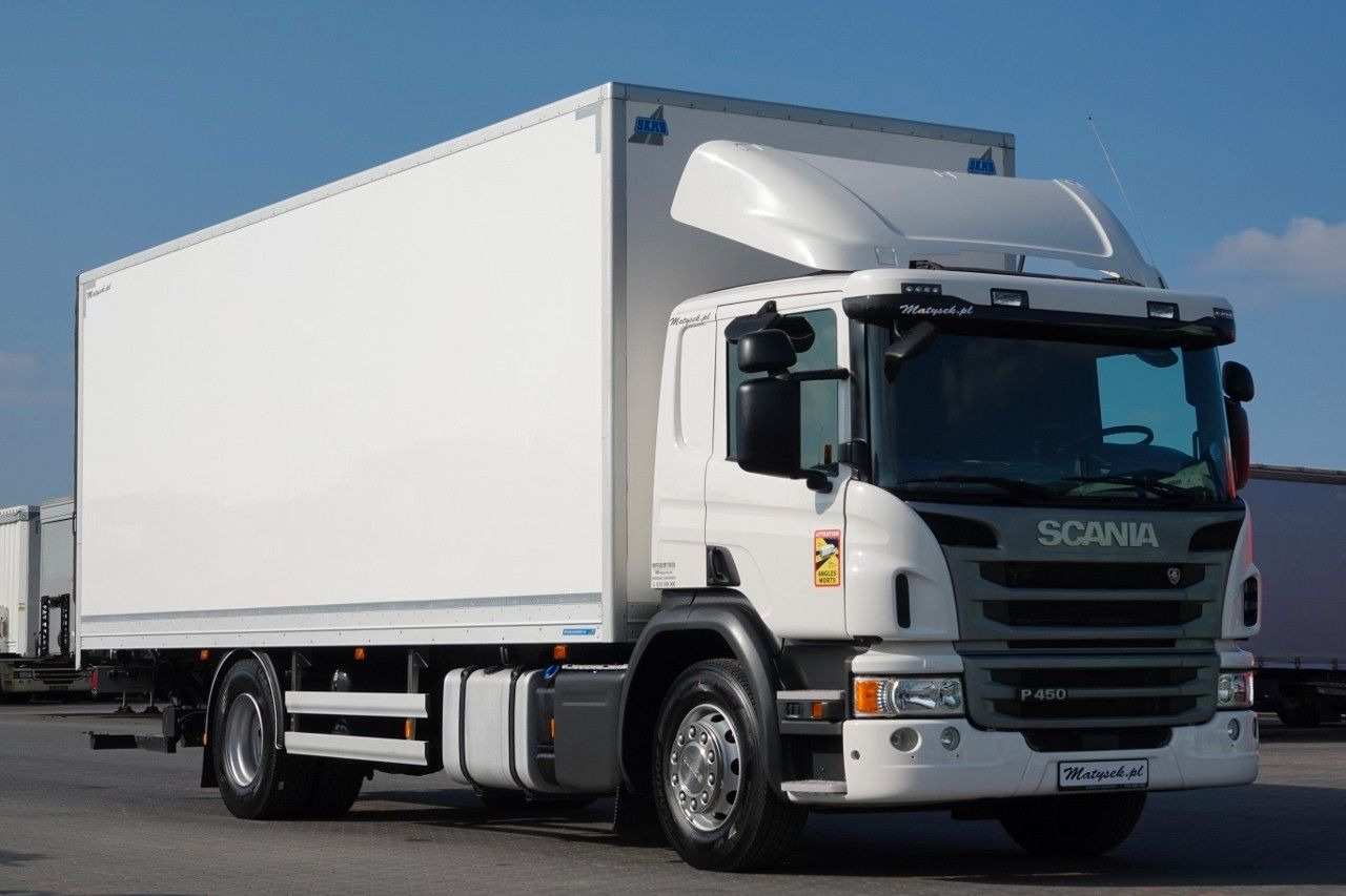 Scania P 450 / 4x2 / IZOTERMA / NIISKI PRZEBIEG 96 ty - Hűtős teherautó: 1 kép. Scania P 450 / 4x2 / IZOTERMA / NIISKI PRZEBIEG 96 ty - Hűtős teherautó: 1 kép.
