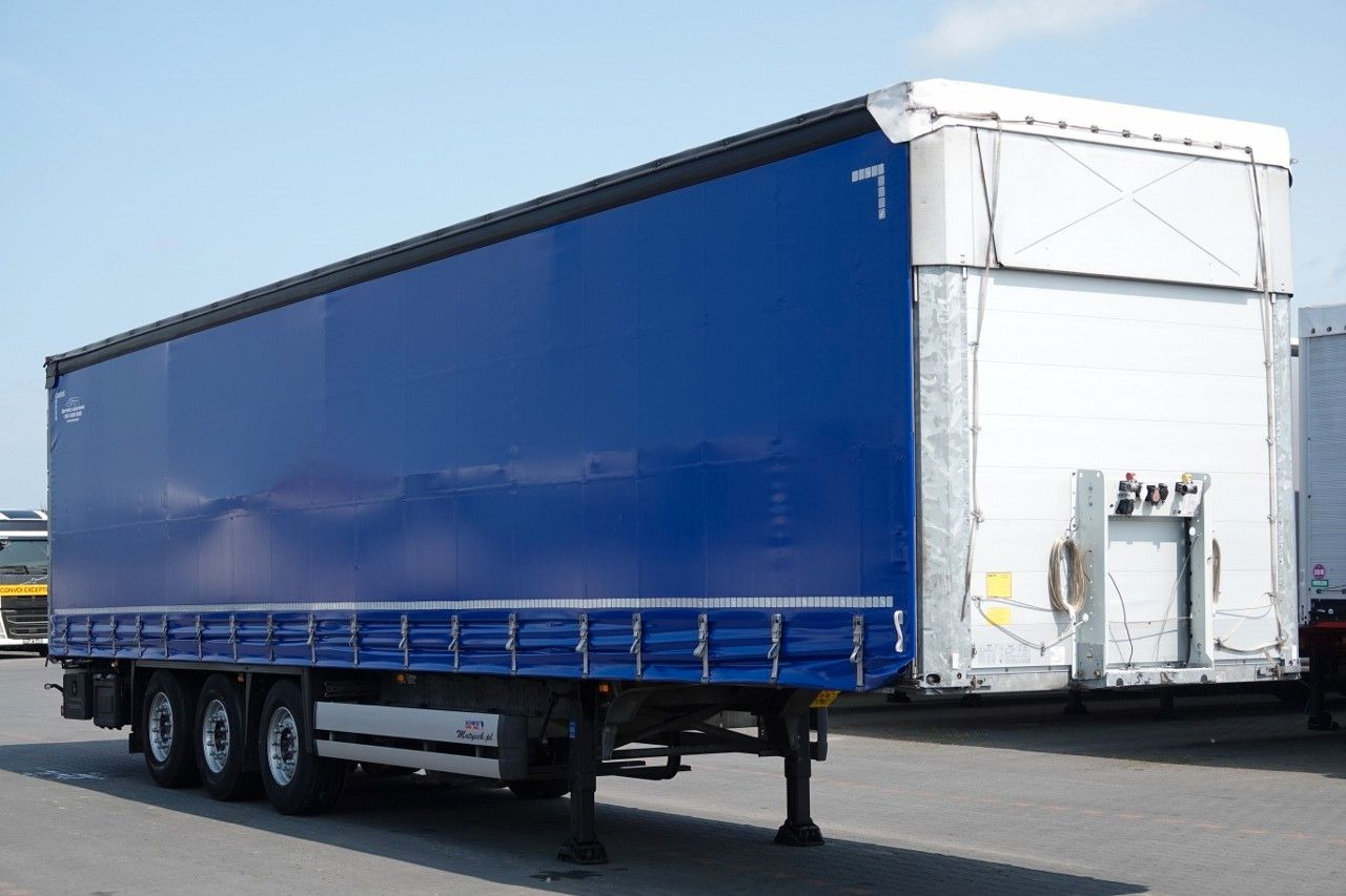 Schmitz Cargobull FIRANKA / MULDA DO STALI 9 M / DACH PODNOSZONY - Ponyvás félpótkocsi: 3 kép. Schmitz Cargobull FIRANKA / MULDA DO STALI 9 M / DACH PODNOSZONY - Ponyvás félpótkocsi: 3 kép.