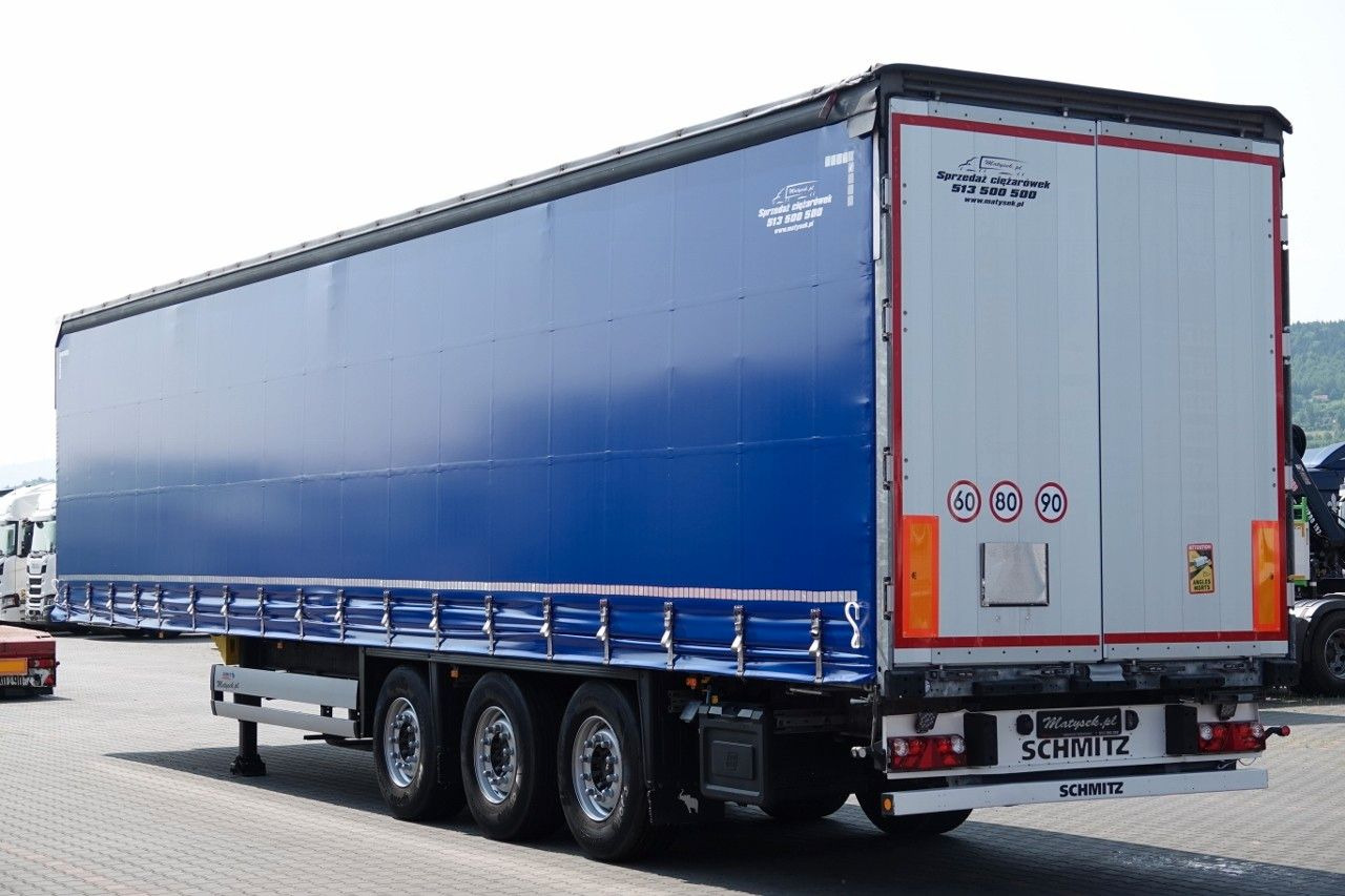 Schmitz Cargobull FIRANKA / MULDA DO STALI 9 M / DACH PODNOSZONY - Ponyvás félpótkocsi: 2 kép. Schmitz Cargobull FIRANKA / MULDA DO STALI 9 M / DACH PODNOSZONY - Ponyvás félpótkocsi: 2 kép.