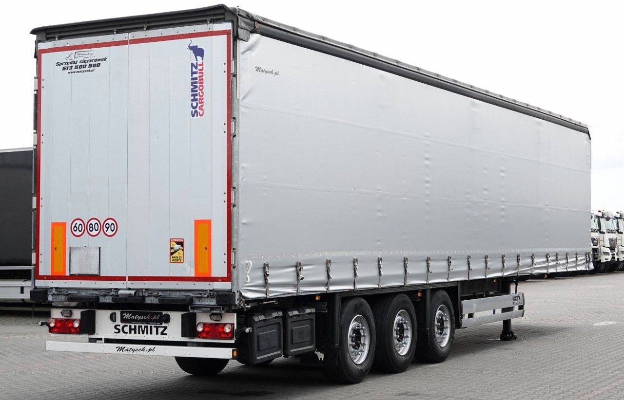 Schmitz Cargobull FIRANKA / STANDARD / MULDA DO STALI - 9 M / / - Ponyvás félpótkocsi: 4 kép. Schmitz Cargobull FIRANKA / STANDARD / MULDA DO STALI - 9 M / / - Ponyvás félpótkocsi: 4 kép.