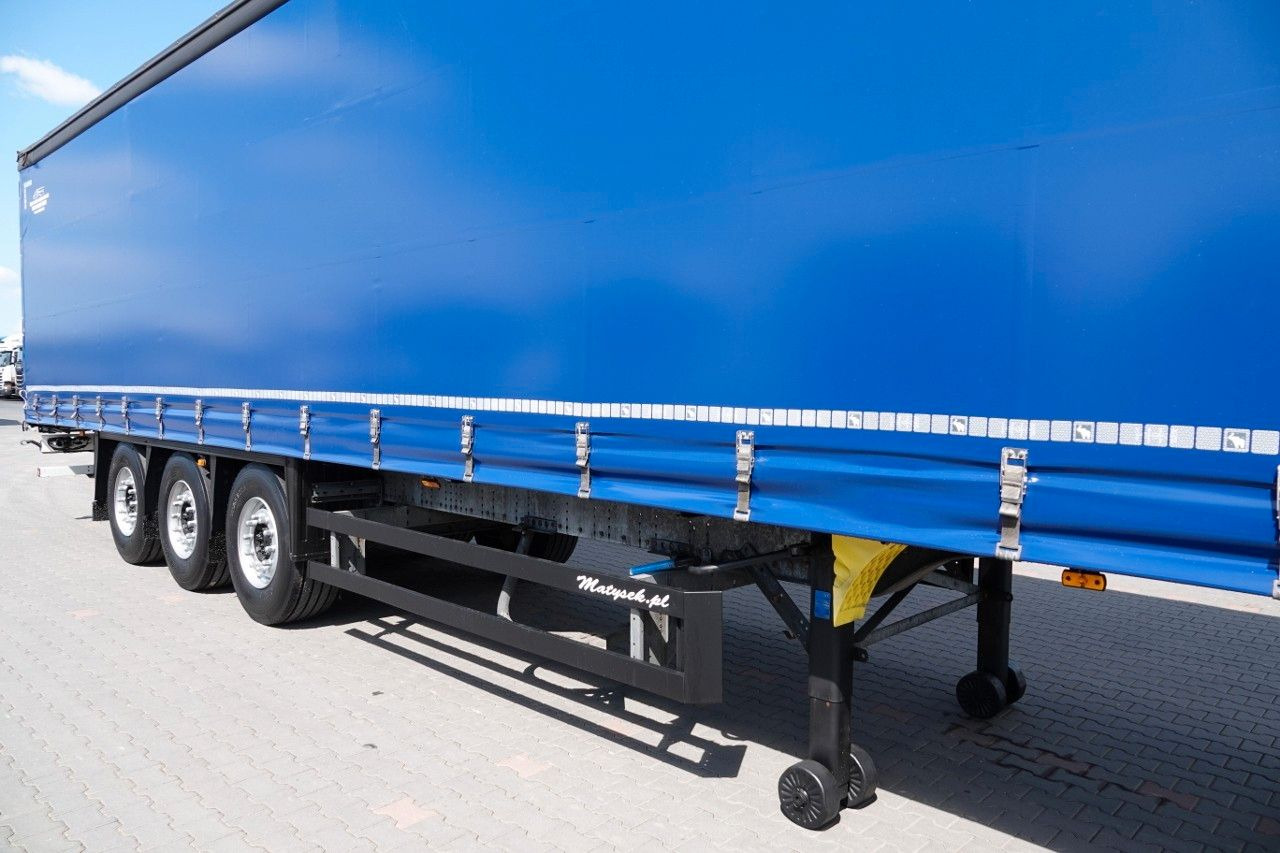 Schmitz Cargobull FIRANKA / STANDARD / OPONY 100% / MAŁO UŻYWANA - Ponyvás félpótkocsi: 5 kép. Schmitz Cargobull FIRANKA / STANDARD / OPONY 100% / MAŁO UŻYWANA - Ponyvás félpótkocsi: 5 kép.