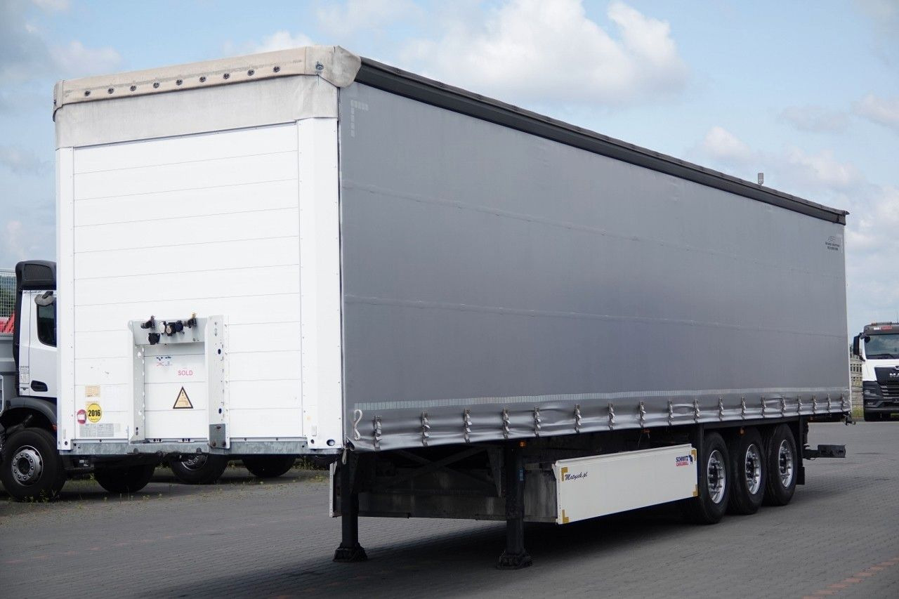 Schmitz Cargobull FIRANKA / STANDARD / OŚ PODNOSZONA / KOSZ NA PA - Ponyvás félpótkocsi: 1 kép. Schmitz Cargobull FIRANKA / STANDARD / OŚ PODNOSZONA / KOSZ NA PA - Ponyvás félpótkocsi: 1 kép.