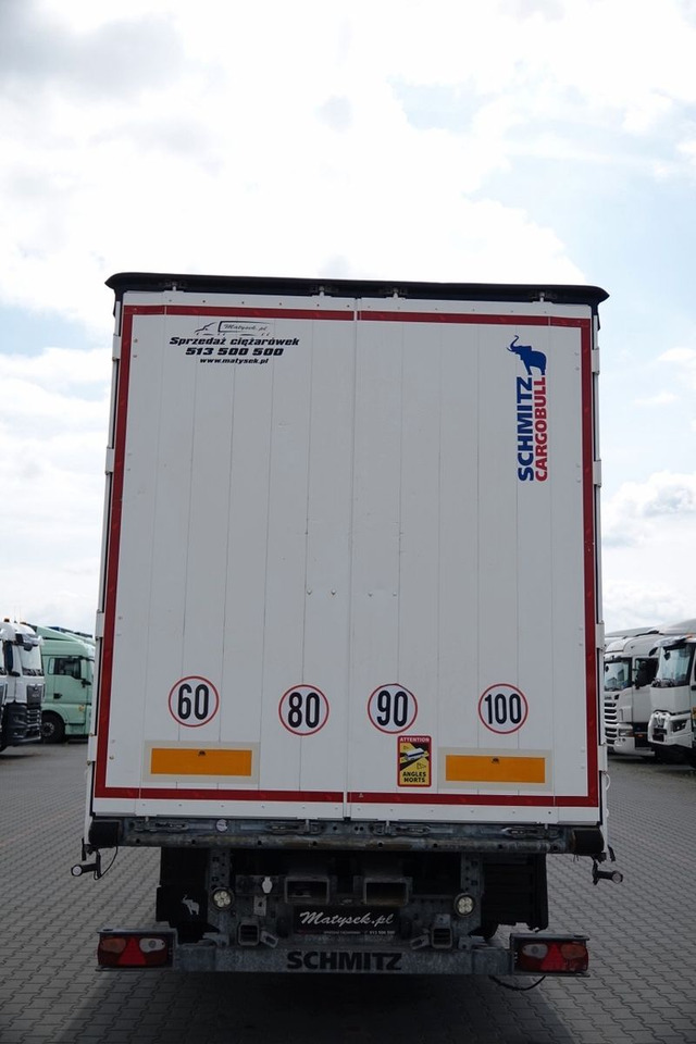 Ponyvás félpótkocsi Schmitz Cargobull FIRANKA / STANDARD /  OŚ PODNOSZONA / KOSZ NA PA: 8 kép.