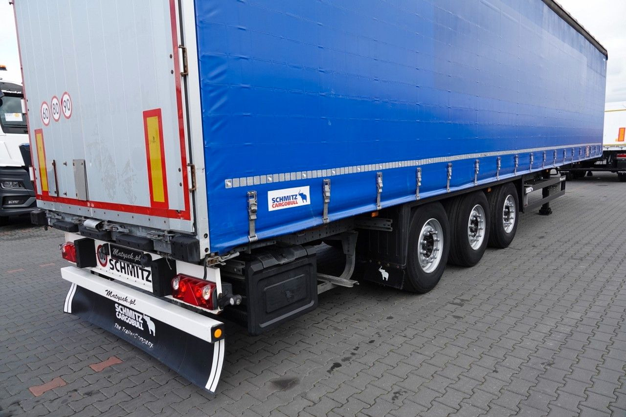 Ponyvás félpótkocsi Schmitz Cargobull FIRANKA / STANDARD / OŚ PODNOSZONA / SPROWADZONA: 8 kép.