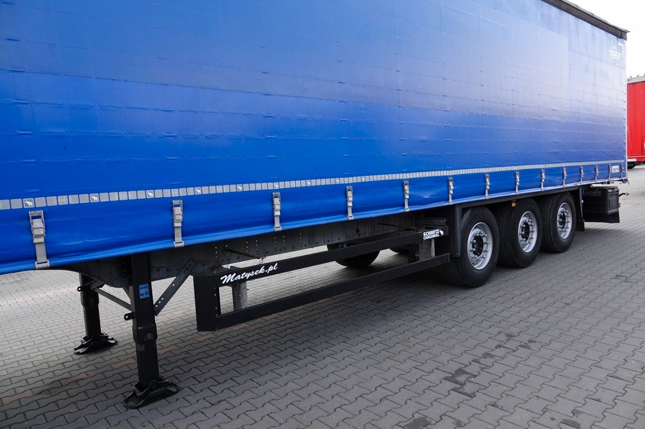 Ponyvás félpótkocsi Schmitz Cargobull FIRANKA / STANDARD / OŚ PODNOSZONA / SPROWADZONA: 6 kép.