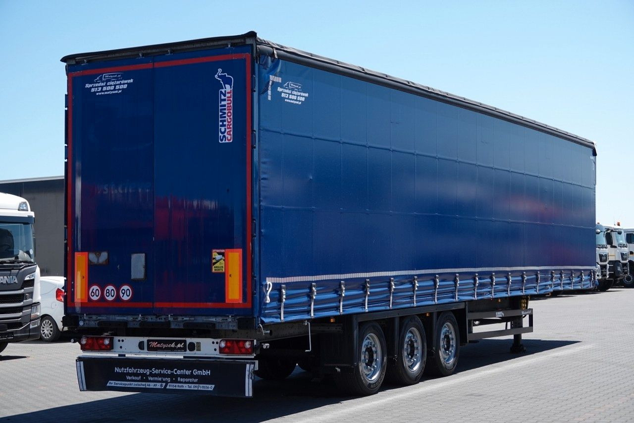 Schmitz Cargobull FIRANKA / VARIOS / 385/55 R22,5 / DACH PODNOSZON - Ponyvás félpótkocsi: 3 kép. Schmitz Cargobull FIRANKA / VARIOS / 385/55 R22,5 / DACH PODNOSZON - Ponyvás félpótkocsi: 3 kép.
