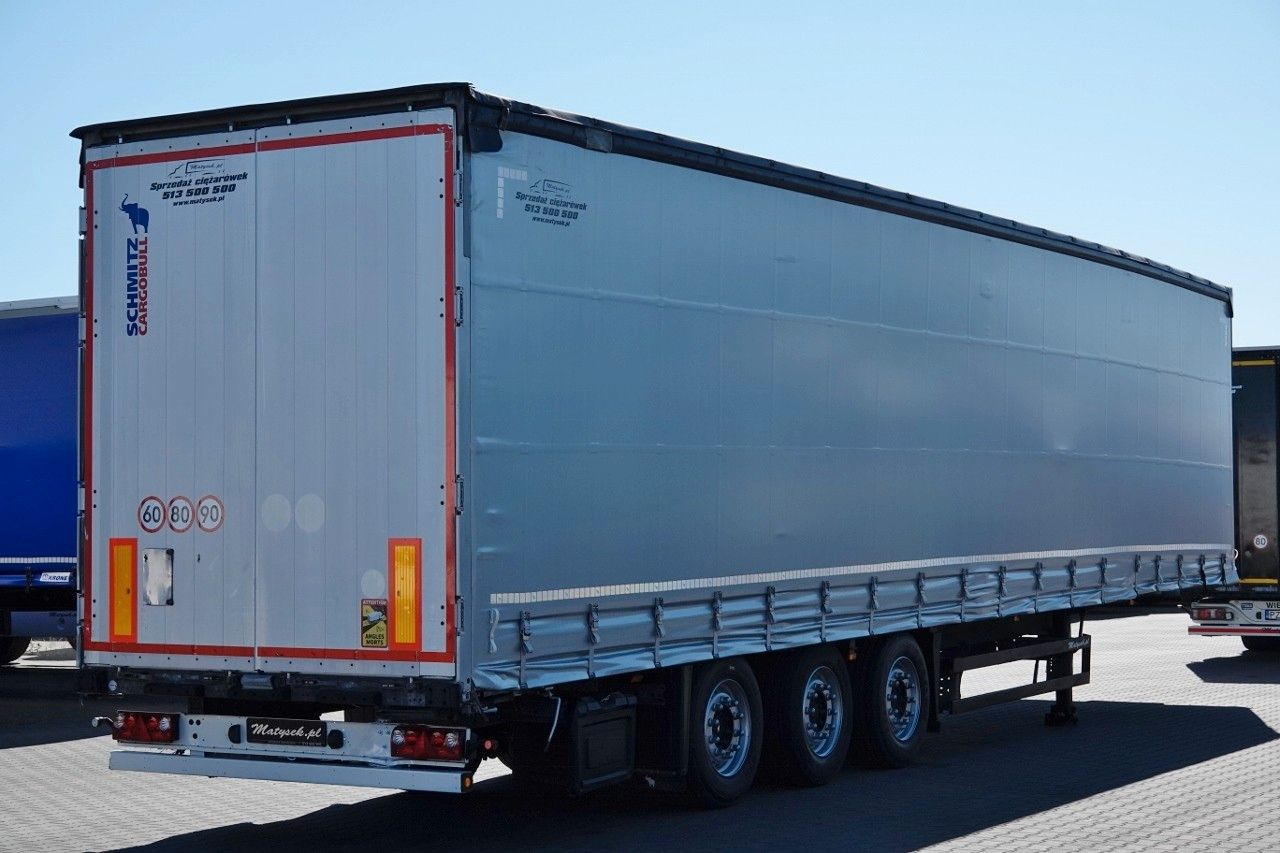 Schmitz Cargobull FIRANKA / VARIOS / 385/55 R22,5 / DACH PODNOSZON - Ponyvás félpótkocsi: 3 kép. Schmitz Cargobull FIRANKA / VARIOS / 385/55 R22,5 / DACH PODNOSZON - Ponyvás félpótkocsi: 3 kép.