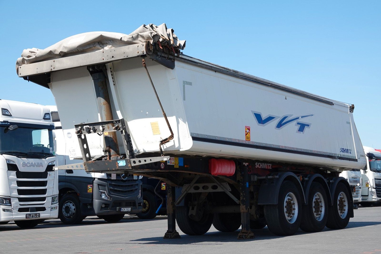 Schmitz Cargobull WYWROTKA / 23 m3 / ALUMINIOWA / OŚ PODNOSZONA - Félpótkocsi billenőplatós: 4 kép. Schmitz Cargobull WYWROTKA / 23 m3 / ALUMINIOWA / OŚ PODNOSZONA - Félpótkocsi billenőplatós: 4 kép.