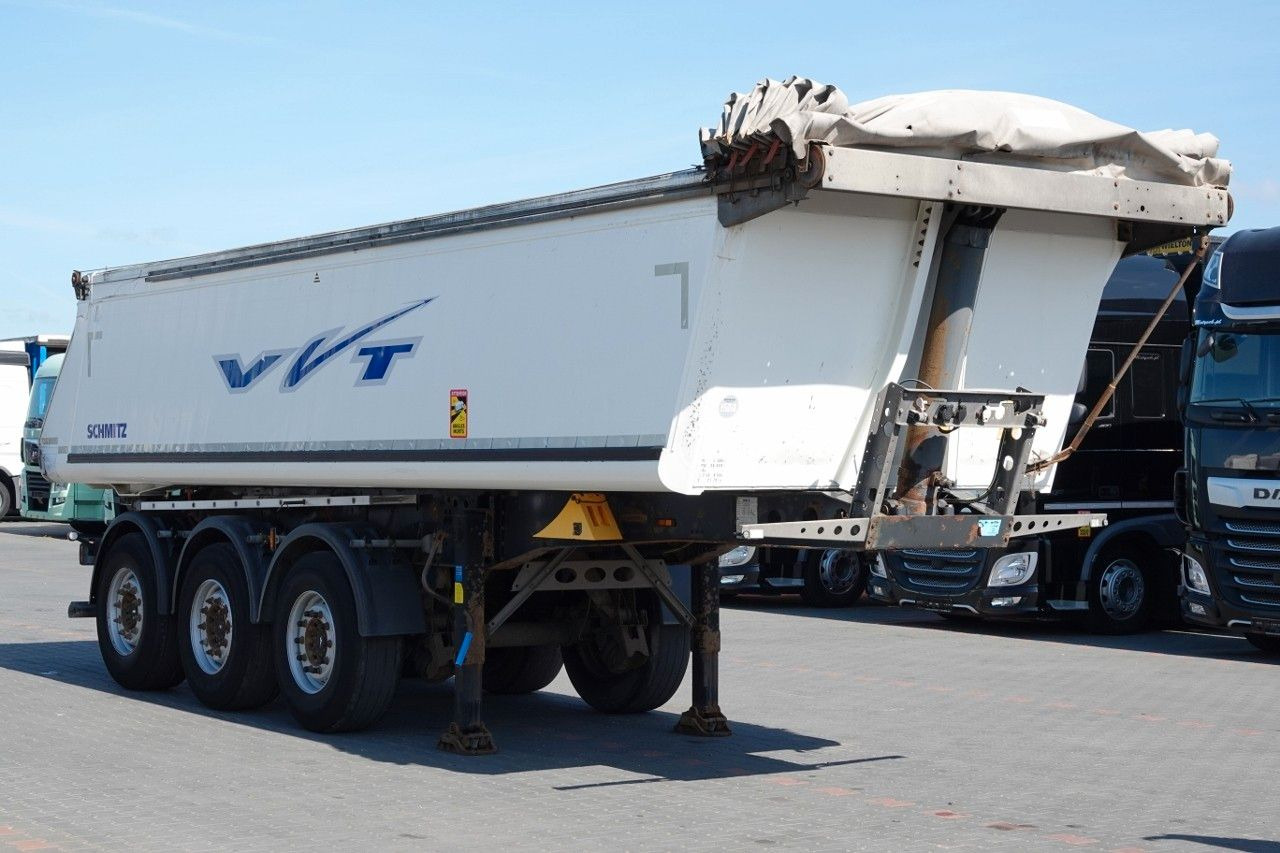 Schmitz Cargobull WYWROTKA / 23 m3 / ALUMINIOWA / OŚ PODNOSZONA - Félpótkocsi billenőplatós: 1 kép. Schmitz Cargobull WYWROTKA / 23 m3 / ALUMINIOWA / OŚ PODNOSZONA - Félpótkocsi billenőplatós: 1 kép.