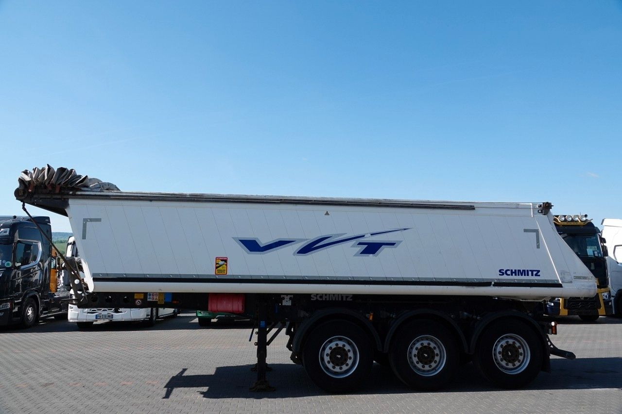 Schmitz Cargobull WYWROTKA / 23 m3 / ALUMINIOWA / OŚ PODNOSZONA - Félpótkocsi billenőplatós: 5 kép. Schmitz Cargobull WYWROTKA / 23 m3 / ALUMINIOWA / OŚ PODNOSZONA - Félpótkocsi billenőplatós: 5 kép.