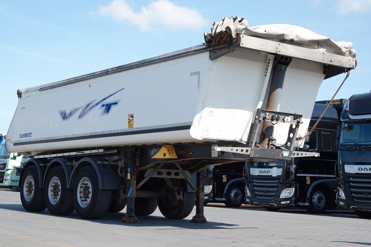 Schmitz Cargobull WYWROTKA / 23 m3 / ALUMINIOWA / OŚ PODNOSZONA - Félpótkocsi billenőplatós: 2 kép. Schmitz Cargobull WYWROTKA / 23 m3 / ALUMINIOWA / OŚ PODNOSZONA - Félpótkocsi billenőplatós: 2 kép.