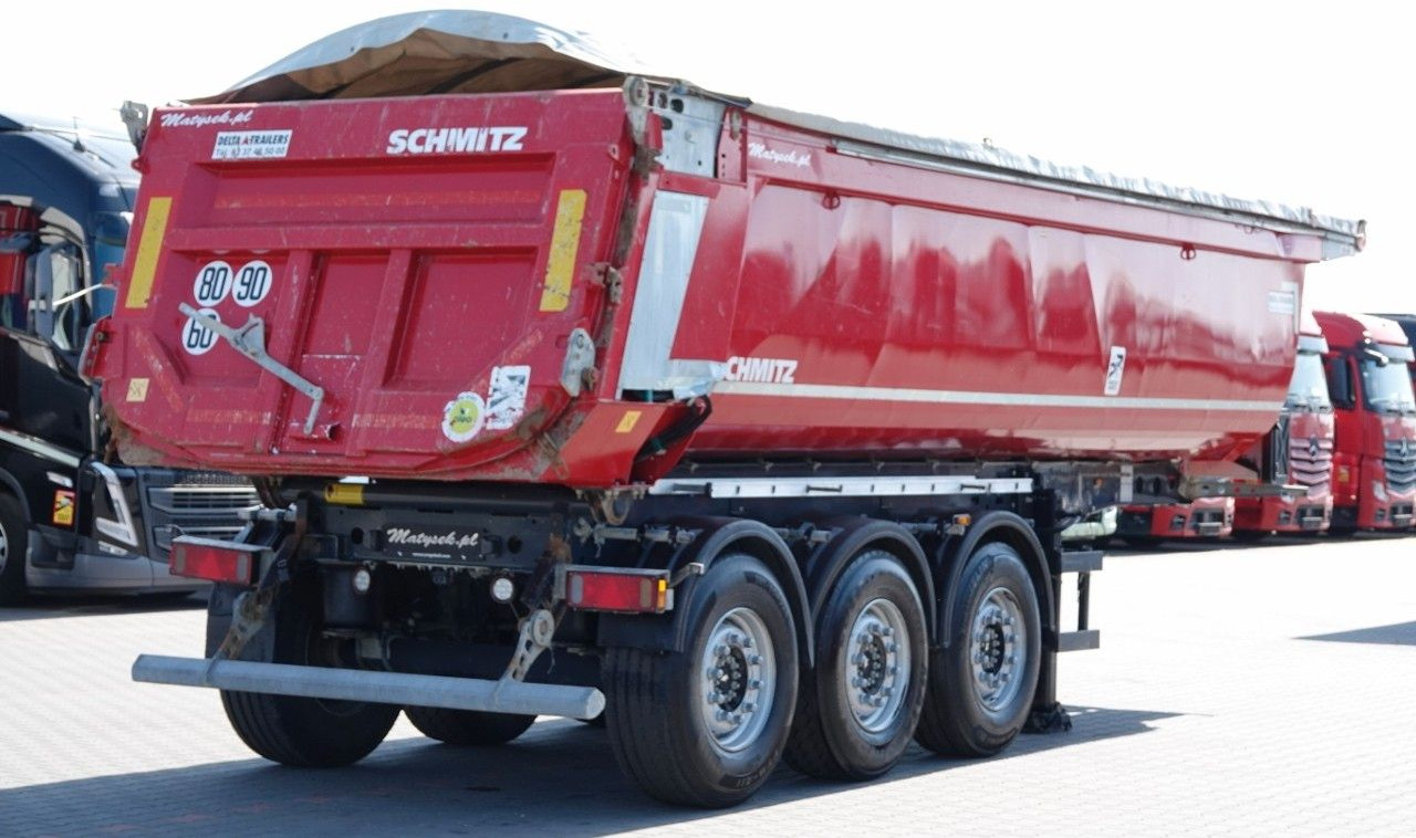 Schmitz Cargobull WYWROTKA / 26 m3 / STALOWA / HYDROKLAPA / OŚ PO - Félpótkocsi billenőplatós: 4 kép. Schmitz Cargobull WYWROTKA / 26 m3 / STALOWA / HYDROKLAPA / OŚ PO - Félpótkocsi billenőplatós: 4 kép.