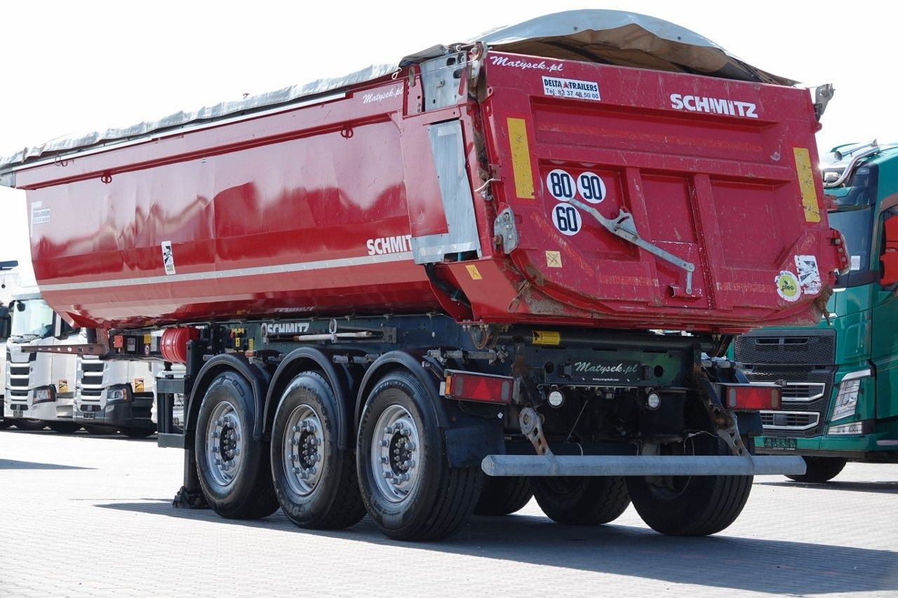 Schmitz Cargobull WYWROTKA / 26 m3 / STALOWA / HYDROKLAPA / OŚ PO - Félpótkocsi billenőplatós: 3 kép. Schmitz Cargobull WYWROTKA / 26 m3 / STALOWA / HYDROKLAPA / OŚ PO - Félpótkocsi billenőplatós: 3 kép.