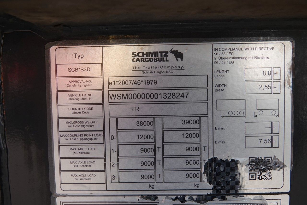 Félpótkocsi billenőplatós Schmitz Cargobull WYWROTKA 30 m3 / STALOWA / RYNNA WANNA HP / OŚ P: 19 kép.