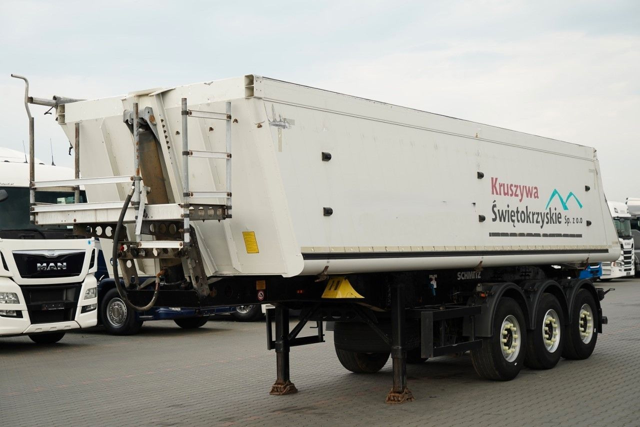 Schmitz Cargobull / WYWROTKA / ALUMINIOWA / OŚ PODNOSZONA / OSIE - Félpótkocsi billenőplatós: 3 kép. Schmitz Cargobull / WYWROTKA / ALUMINIOWA / OŚ PODNOSZONA / OSIE - Félpótkocsi billenőplatós: 3 kép.