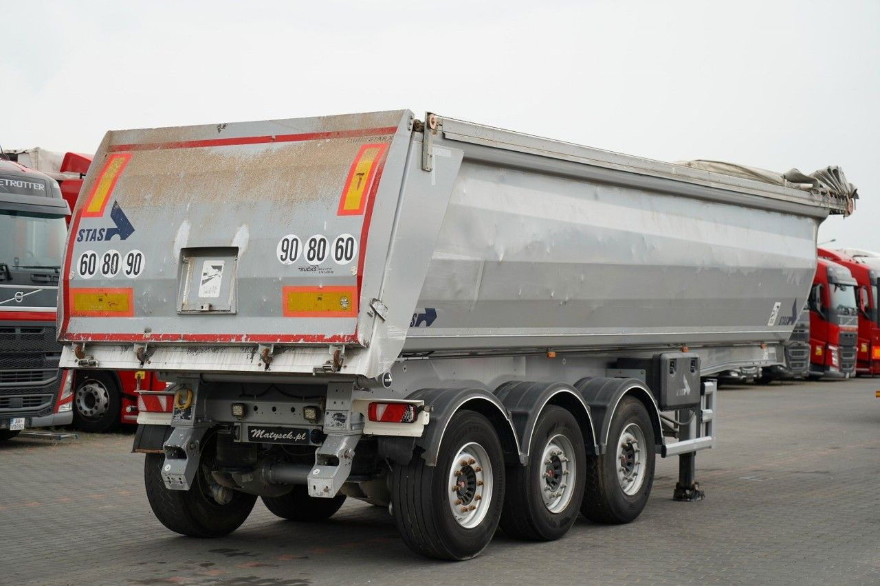 Stas WYWROTKA / 26m3 / ALUMINIOWA / OŚ PONOSZONA / S - Félpótkocsi billenőplatós: 4 kép. Stas WYWROTKA / 26m3 / ALUMINIOWA / OŚ PONOSZONA / S - Félpótkocsi billenőplatós: 4 kép.